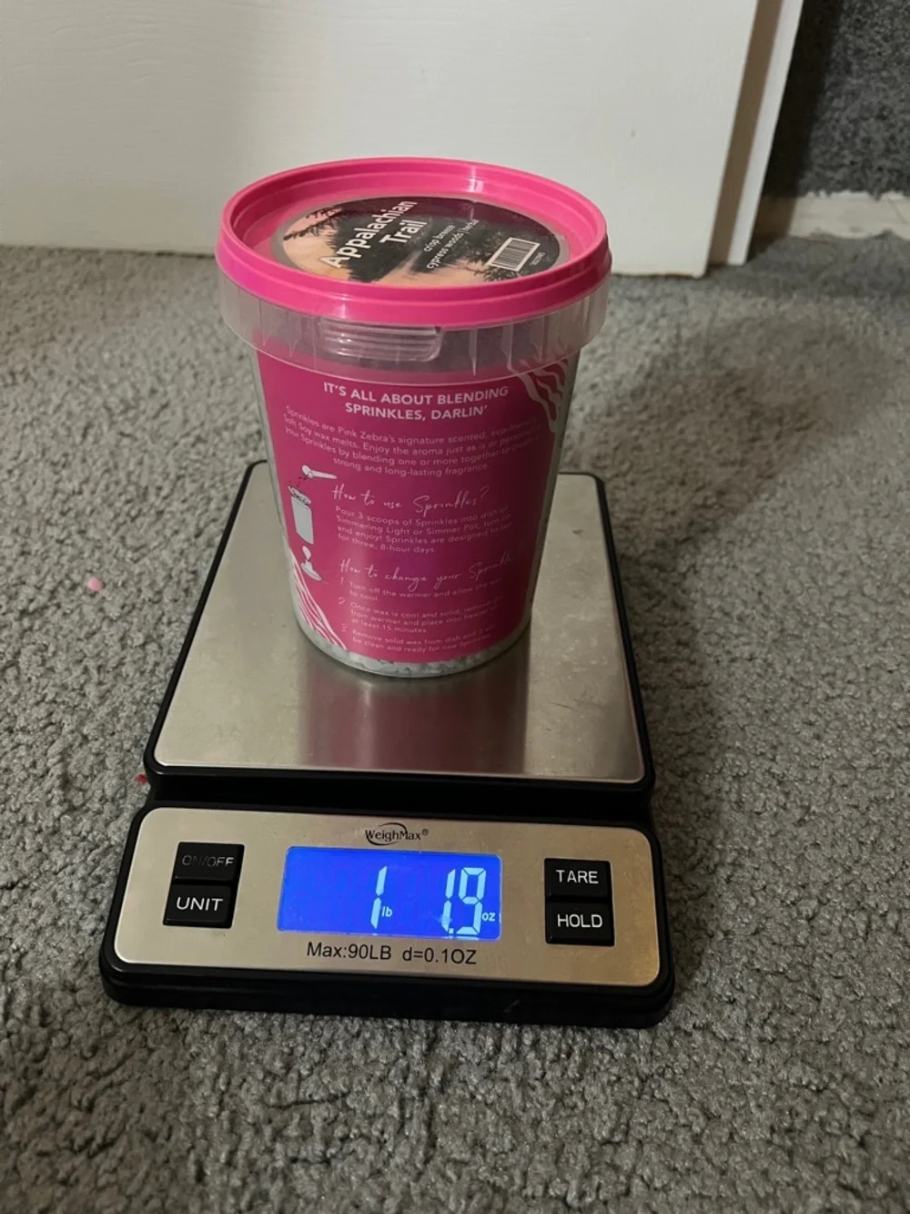 Pink zebra Appalachian Trail Brand new carton